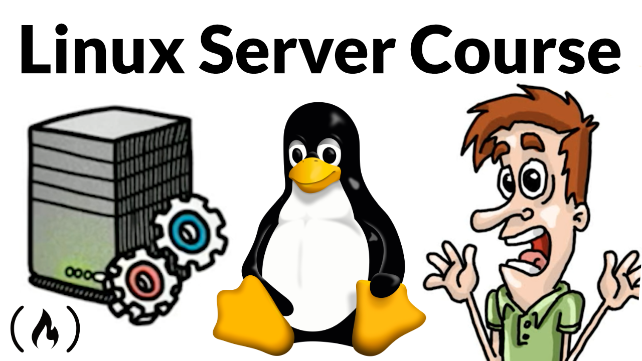 How to Configure and Operate Linux Servers - Full Course - Cover Image