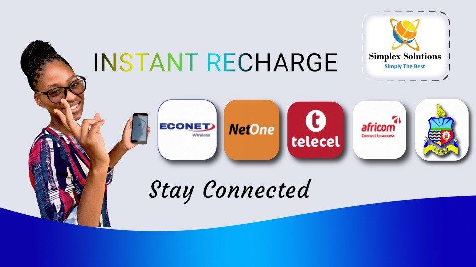 No Recharge Recharge airtime and bundles direct to phone, no extra fees!
