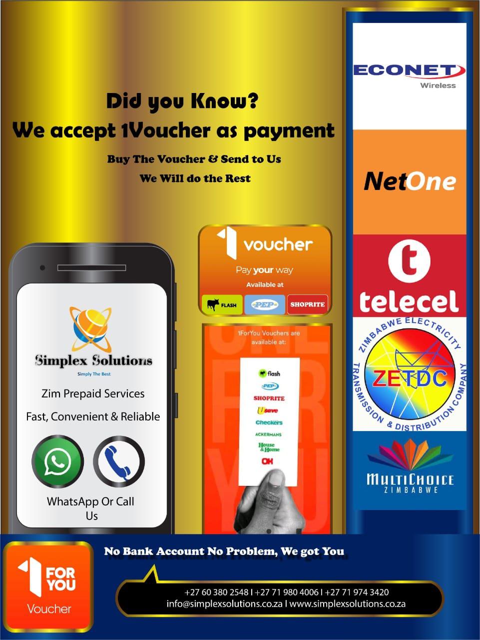 Netone, Telecel, Econet & Africom Airtime - Cover Image